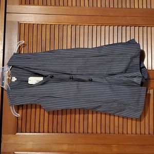 NWT UNIQ vested striped romper